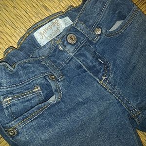 Adjustable waist jeans